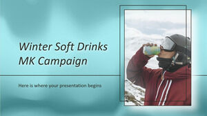 겨울 청량음료 MK 캠페인