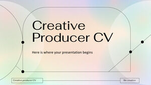 Curriculum vitae produttore creativo