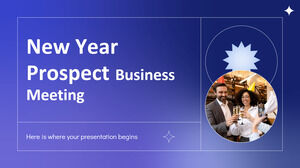 Reunião de Negócios em Prospecção de Ano Novo
