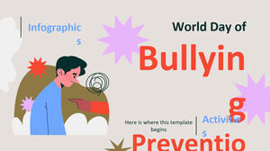 Infografica delle attività di prevenzione della Giornata mondiale del bullismo