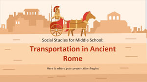 Estudios Sociales para la Escuela Secundaria: Transporte en la Antigua Roma