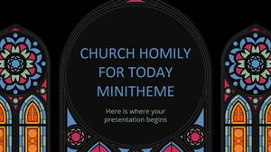 عظة الكنيسة لهذا اليوم Minitheme