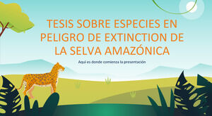 Espécies Ameaçadas da Floresta Amazônica Tese