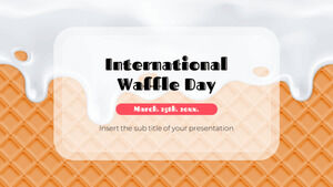International Waffle Day Free Presentation Background Design for Google Slides themes and PowerPoint Templates