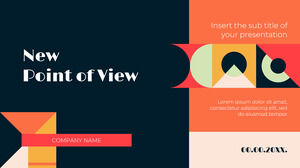 New Point of View Free Presentation Background Design for Google Slides themes and PowerPoint Templates