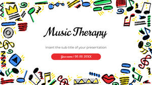 Desain Latar Belakang Presentasi Terapi Musik Gratis untuk tema Google Slides dan Templat PowerPoint
