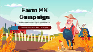 Desain Latar Belakang Presentasi Kampanye Farm MK Gratis untuk tema Google Slides dan Templat PowerPoint