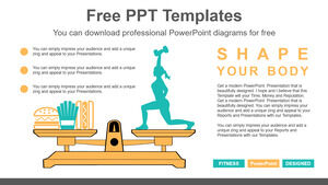 Free Powerpoint Template for Balanced Diet