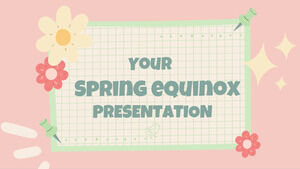 ฤดูใบไม้ผลิ Equinox เทมเพลต PPT และ Google Slides Theme ฟรี