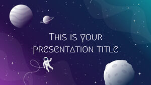 银河图纸。 免费的 PowerPoint 模板和 Google 幻灯片主题
