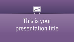 Púrpura profesional. Plantilla gratuita de PowerPoint y tema de Google Slides