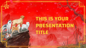 Chinese New Year (The Dog). Free PowerPoint Template & Google Slides Theme