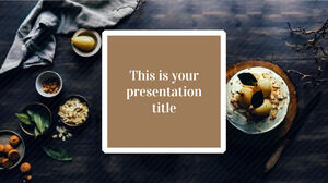 Braun Stilvoll. Kostenlose PowerPoint-Vorlage und Google Slides-Design