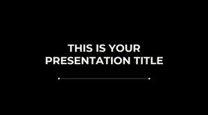 Sade Zarif. Ücretsiz PowerPoint Şablonu ve Google Slaytlar Teması