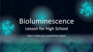 Lección de bioluminiscencia para la escuela secundaria