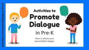 Activities to Promote Dialogue in Pre-K