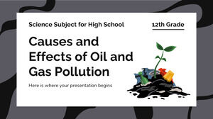 高校の理科科目 - 12 年生: 石油とガスによる汚染の原因と影響
