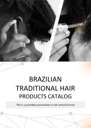 Katalog brazylijskich tradycyjnych produktów do włosów