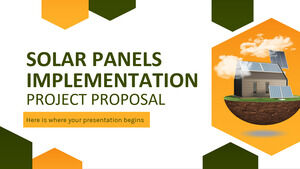 Solar Panels Implementation Project Proposal