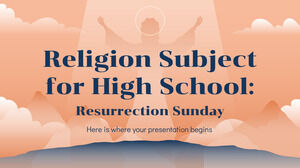 Matéria de Religião para o Ensino Médio: Domingo da Ressurreição