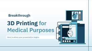 Pencetakan 3D untuk Terobosan Keperluan Medis