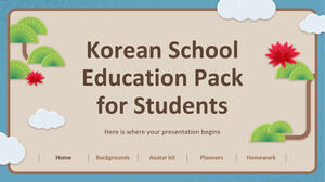 Korean School Education Pack for Students