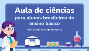 Lezione di materie scientifiche per studenti elementari brasiliani