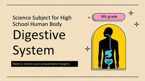 高中科學科目 - 9 年級人體。 消化系統