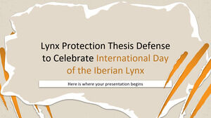 Difesa della tesi sulla protezione della lince per celebrare la Giornata internazionale della lince iberica