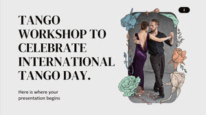 Workshop de tango para comemorar o Dia Internacional do Tango