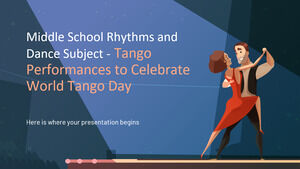 Materia de Ritmos y Danza de Secundaria - Espectáculos de Tango para Celebrar el Día Mundial del Tango