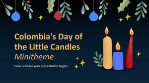 콜롬비아의 작은 촛불의 날 미니테마