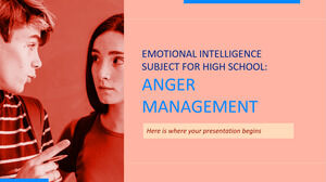 เรื่องความฉลาดทางอารมณ์สำหรับโรงเรียนมัธยม: การจัดการความโกรธ