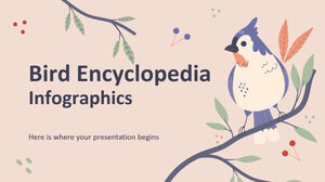 Infographie de l'encyclopédie des oiseaux