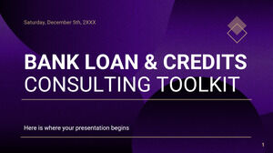 은행 대출 및 신용 컨설팅 툴킷