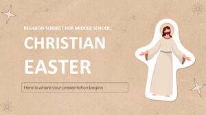 Pelajaran Agama untuk Sekolah Menengah: Paskah Kristen
