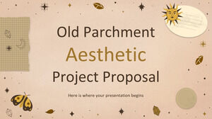 오래된 양피지 미학 프로젝트 제안