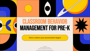 Verhaltensmanagement im Klassenzimmer für Pre-K