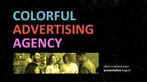 Agenzia pubblicitaria colorata