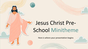 يسوع المسيح ما قبل المدرسة Minitheme