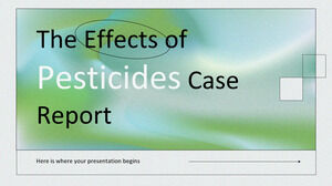 Rapport de cas sur les effets des pesticides