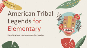 Leyendas tribales americanas para primaria