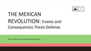 La révolution mexicaine : événements et conséquences Soutenance de thèse