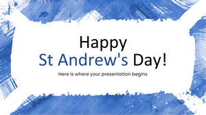 Happy St Andrew's Day!