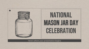 Ulusal Mason Kavanozu Günü Kutlaması
