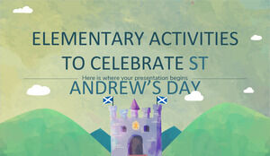 聖アンドリューの日を祝うための小学校の活動