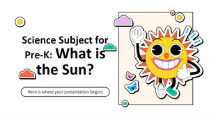 Научный предмет для Pre-K: Что такое Солнце?