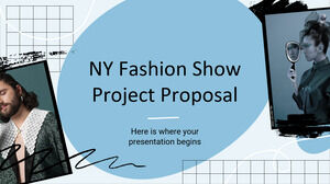 Propozycja projektu pokazu mody w Nowym Jorku