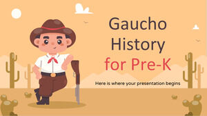 Histoire du gaucho pour le pré-K