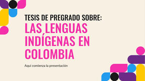 哥伦比亚学士论文中的土著语言